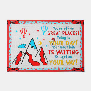 Today Is Your Day Mat, Mountain Doormat