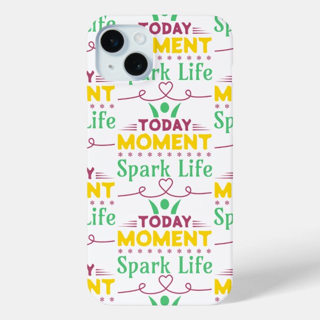 Today Moment, Spark Life Case-Mate iPhone Case (Back)