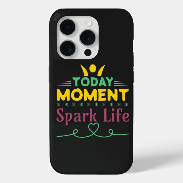 Today Moment, Spark Life Case-Mate iPhone Case (Back)
