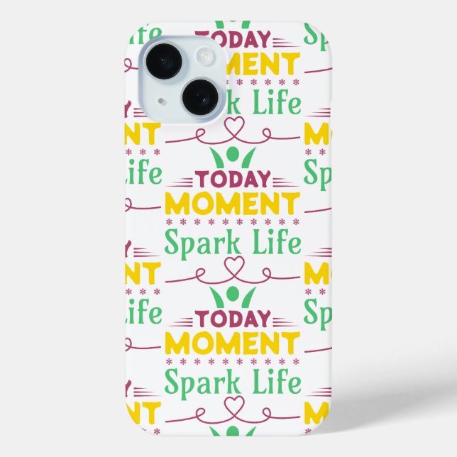 Today Moment, Spark Life Case-Mate iPhone Case (Back)