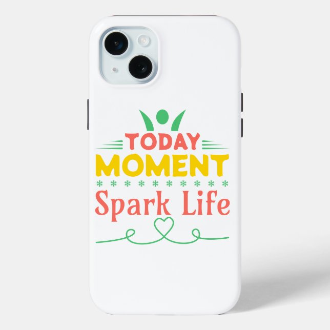 Today Moment, Spark Life Case-Mate iPhone Case (Back)