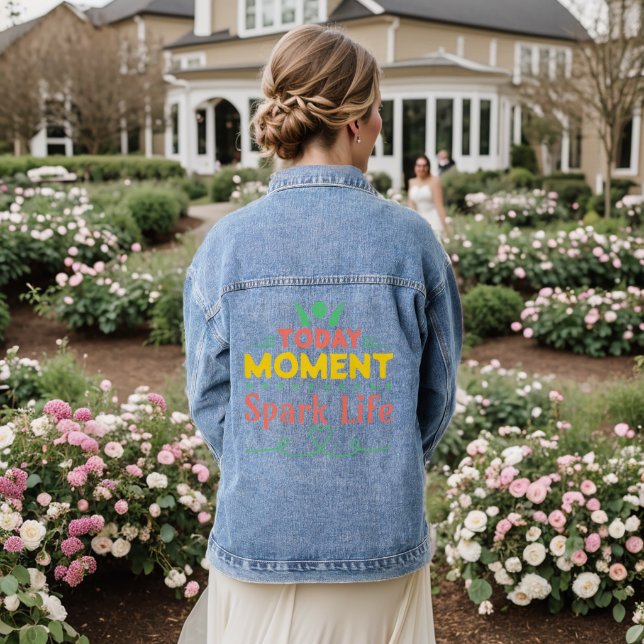 Today Moment, Spark Life Denim Jacket (Wedding Back)