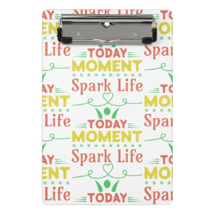 Today Moment, Spark Life Tote Bag Mini Clipboard