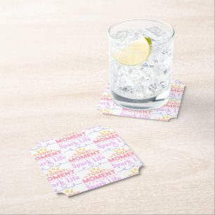 Today Moment, Spark Life Tote Bag Paper Coaster