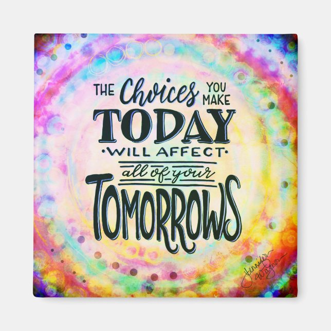 Today’s Choices Inspirivity magnet (Front)