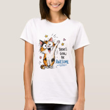 Today’s Goal Be Awesome Cat T-Shirt