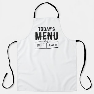 Today’s Menu Apron