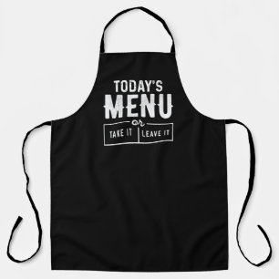 Today’s Menu Apron