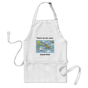 Today we will have, Cuban Food Standard Apron