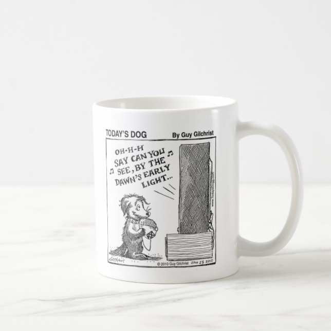 Today's Dogg™ National Anthem Coffee Mug (Right)