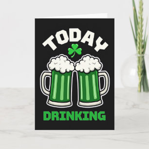 Todays Drinking Beer Mugs Card