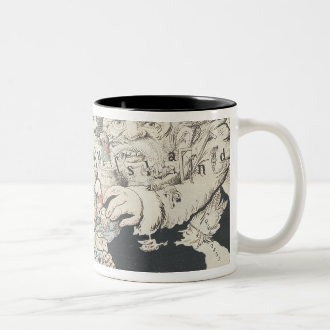 Today's Europe', 1887 Two-Tone Coffee Mug (Right)