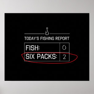 Today's Fishing Report Poster