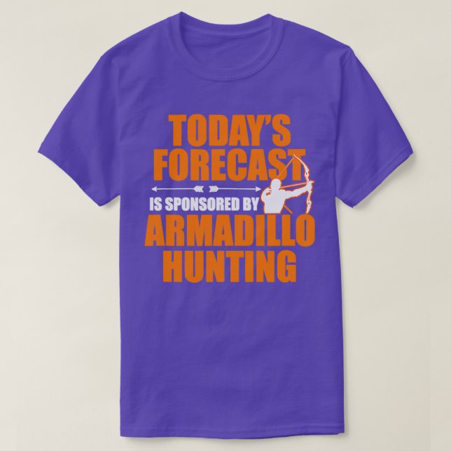 Todays Forecast Sponsored Armadillo T-Shirt (Design Front)