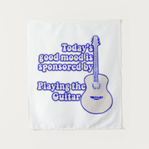 Today's good mood is sponsored by the guitar tapestry