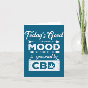 Today's Good Mood Sponsored Cbd Illustration Card
