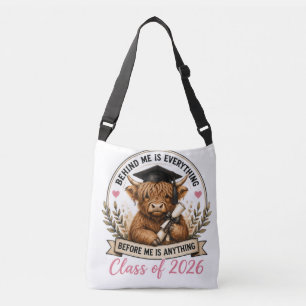Today's Hard Work Tomorrow's Healing Highland Cow Crossbody Bag
