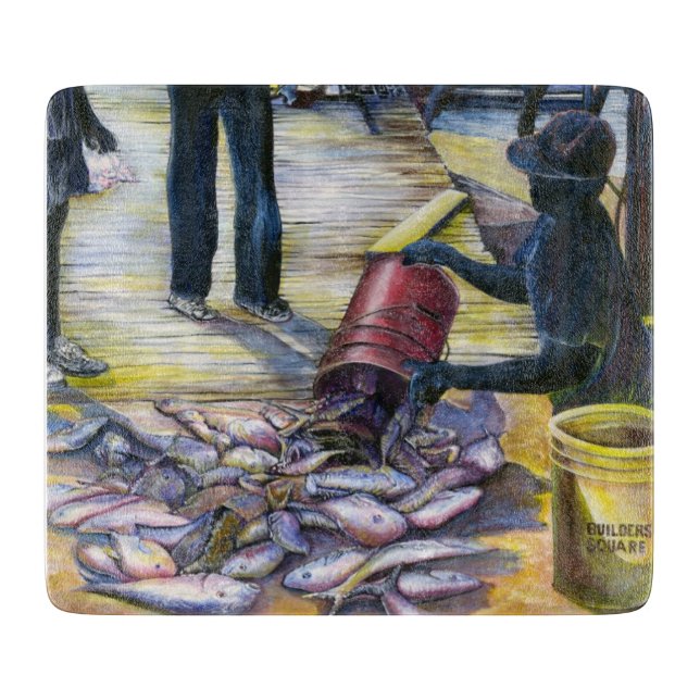 Today's Menu, Harbour Island Cutting Board (Front)