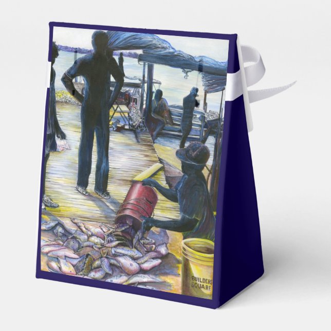 Today's Menu, Harbour Island Favour Box (Back Side)