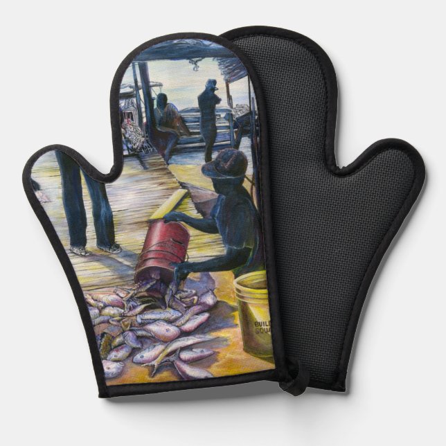 Today's Menu, Harbour Island Oven Mitt (Front/Back)