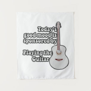 Today's mood is sponsored by the guitar. retro tapestry