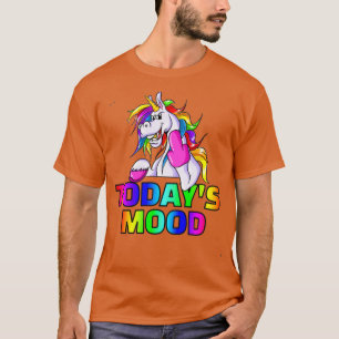 Todays MoodCranky Unicorn Gift idea for adults T-Shirt