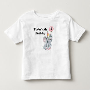 Today's My Birthday Custom Toddler T-shirt