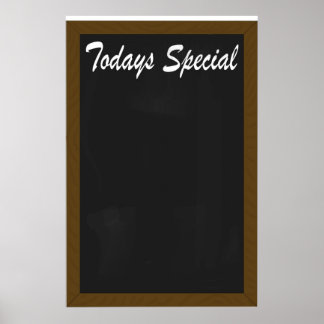 Todays Special Poster