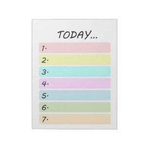 Todays Tasks Notepad