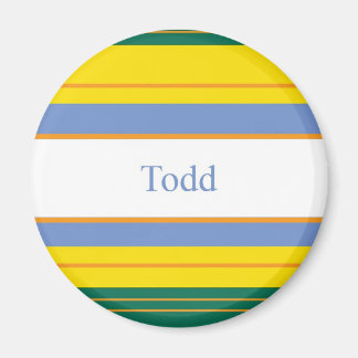Todd Classic Stripes Magnet