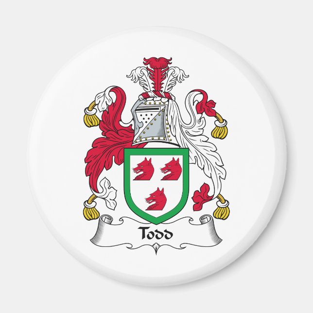 Todd Family Crest Magnet (Front)