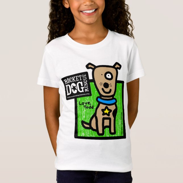 Todd Parr - vintage brown dog T-Shirt (Front)