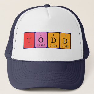 Todd periodic table name hat