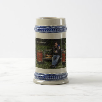 Todd Sucherman Garden Bench "Cheers" Beer Stein