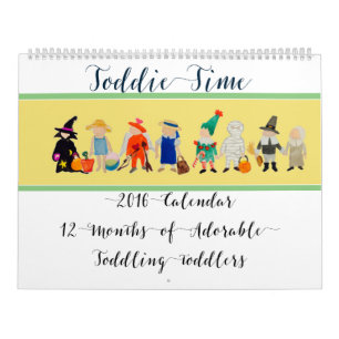 Toddie Time Toddler Water-Coloured 2016 Calendar