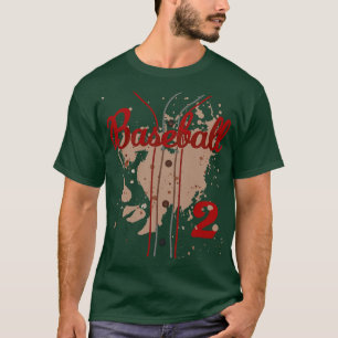 Toddler 2nd Birthday Baseball 2 Years Old 2 Baseba T-Shirt