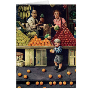 Toddler and Oranges