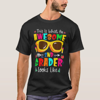 Toddler Back To School 2Nd Grade Awesome Second Gr T-Shirt