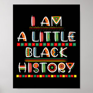 Toddler Black History Month African American Kids  Poster