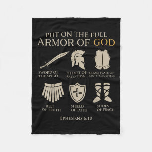 Toddler Boy Armor Of God Brother Son Men Kid Chris Fleece Blanket