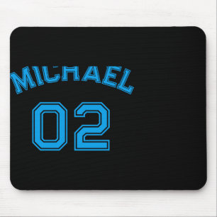 Toddler Boy Blue Name Jersey Number Srts Cotton To Mouse Pad