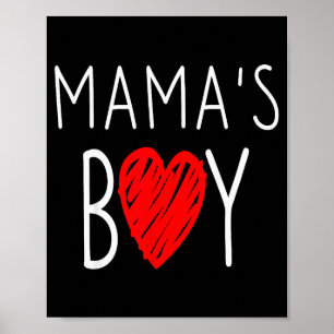 Toddler Boy Valentine Shirt For Women Boy Kids Mam Poster