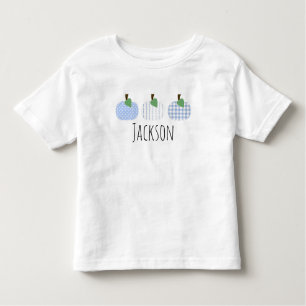Toddler Boys Light Blue Pumpkin Trio T-Shirt
