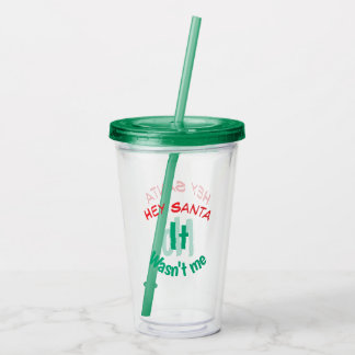 Toddler Cheeky Christmas Acrylic Tumbler