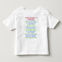 Toddler Child's Rules Of Possession Funny T-Shirt