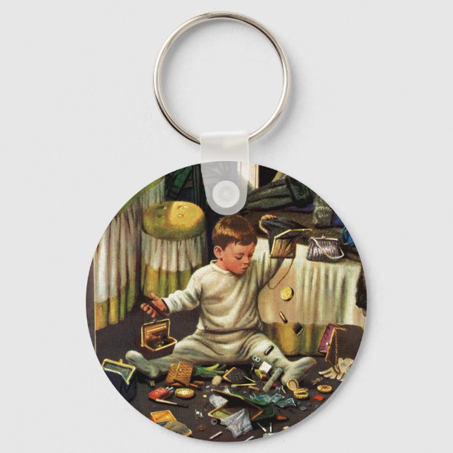 Toddler Empties Purses Key Ring (Front)