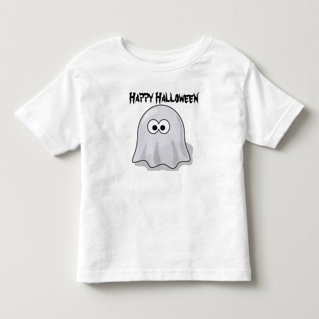 Toddler Ghost Halloween Shirt (Front)