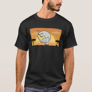 Toddler Girl Elephant Yoga  Animal For Men Women T-Shirt