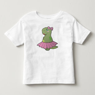 Toddler Girls Dinosaur T-Rex Dress T-Shirt