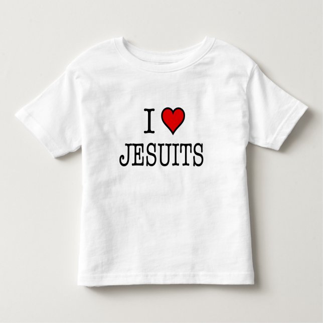 Toddler I Heart Jesuits T-Shirt (Front)